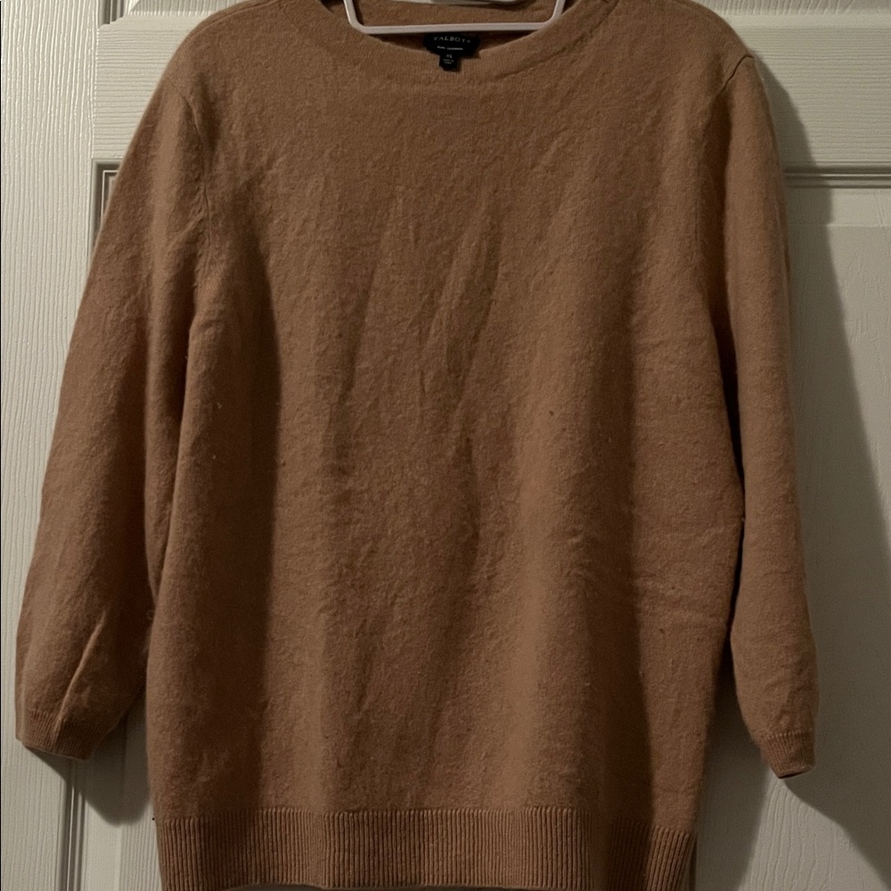 Talbots women 100%cashmere sweater